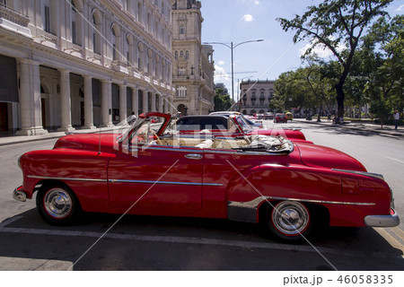Havana, Cuba. Colorful classic 1950's cars 46058335