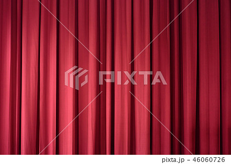 Red curtain is background 46060726