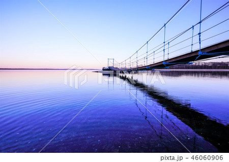 サロマ湖　鶴沼の夕暮れ 46060906