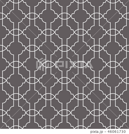 Line net geometric seamless vector pattern. 46061730