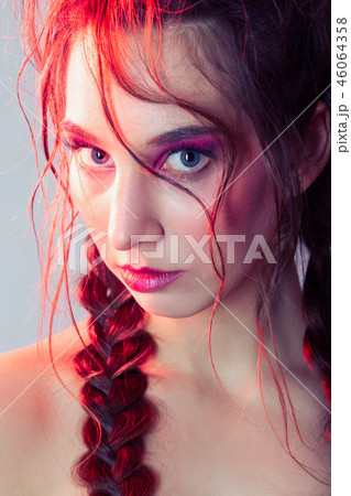 girl with plait 46064358