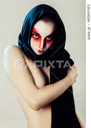 creative female makeup creative female makeup 46064363