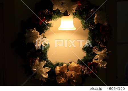 クリスマスカード リース クリスマスカード リース 46064390
