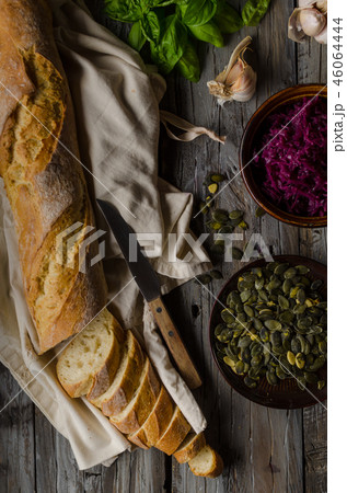 Fresh baguette delish crispy 46064444