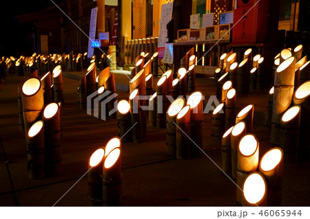 安曇野神竹灯(かみあかり):穂高神社 拝殿前 安曇野市穂高 安曇野神竹灯(かみあかり):穂高神社 拝殿前 安曇野市穂高 46065944