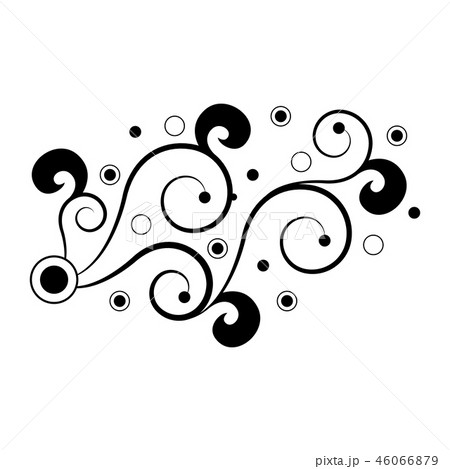 Isolated arabesque vintage pattern Isolated arabesque vintage pattern 46066879