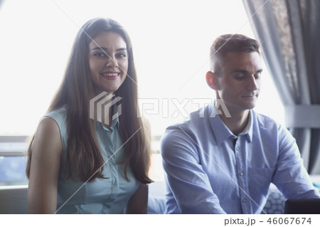 A group of people attending a seminar 46067674