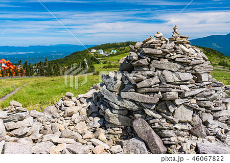 《長野県》美ヶ原高原・牛伏山の積石 《長野県》美ヶ原高原・牛伏山の積石 46067822