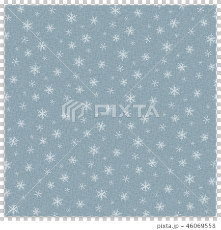 パターン柄 背景素材 冬 雪の結晶のイラスト素材