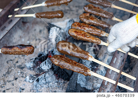 しんごろうを焼く 南会津郷土料理 しんごろうを焼く 南会津郷土料理 46070339