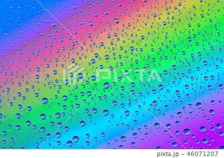 Drops on the glass against the background 46071207