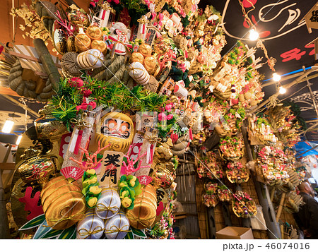 新宿　花園神社の酉の市 46074016
