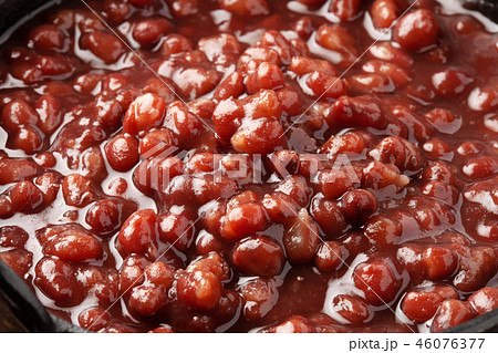 ゆで小豆 46076377