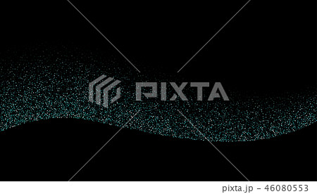 Silver background. Argent blue shimmer texture wave for luxury design. Dust abstract on dark. Vector Silver background. Argent blue shimmer texture wave for luxury design. Dust abstract on dark. Vector 46080553