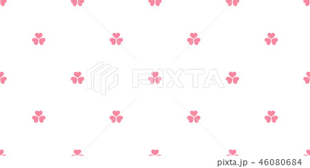 heart Seamless pattern valentine vector isolated 46080684