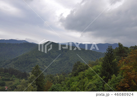 Green mountains in summer Green mountains in summer 46080924