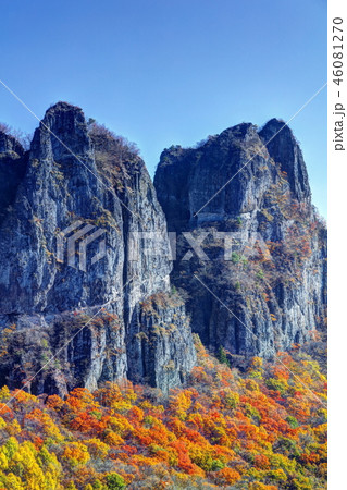 高岩と紅葉 46081270