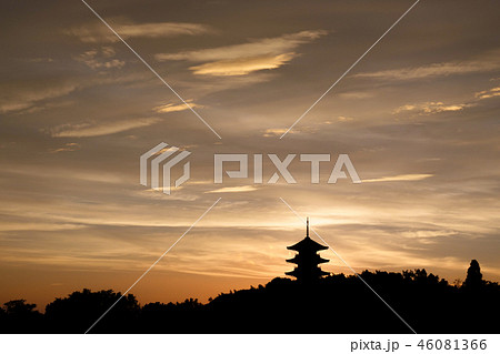 塔と夕焼・・4 塔と夕焼・・4 46081366