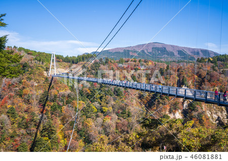 九重夢大吊橋 跳ね橋 はね橋 46081881