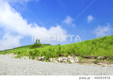 長野県 車山高原から見た風景 長野県 車山高原から見た風景 46083958