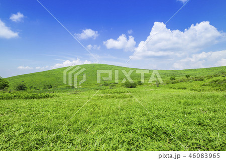 長野県 車山高原から見た風景 長野県 車山高原から見た風景 46083965