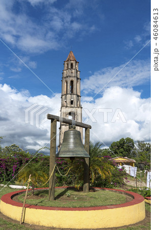 Manaca Iznaga Tower in Valley of the Sugar Mills Manaca Iznaga Tower in Valley of the Sugar Mills 46084613