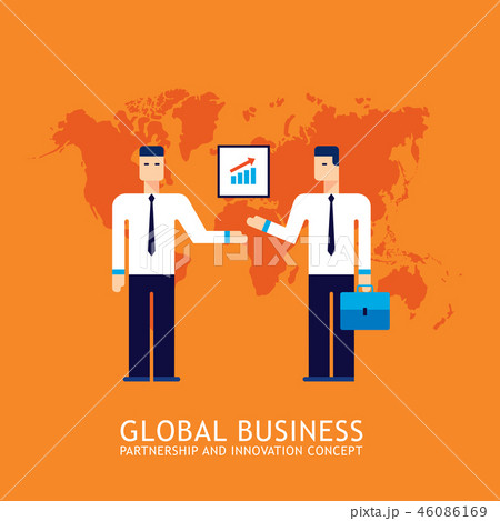 Business partnership Teamwork Successful concept 46086169