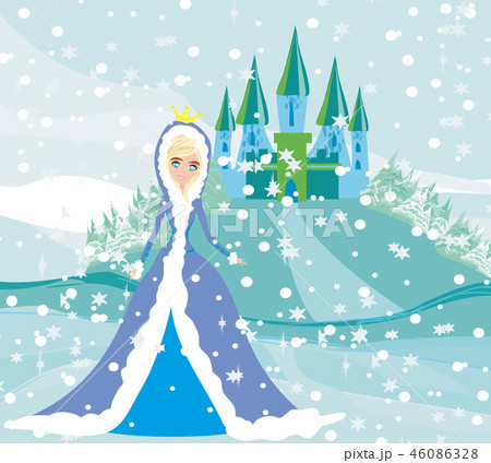 Beautiful winter princess 46086328
