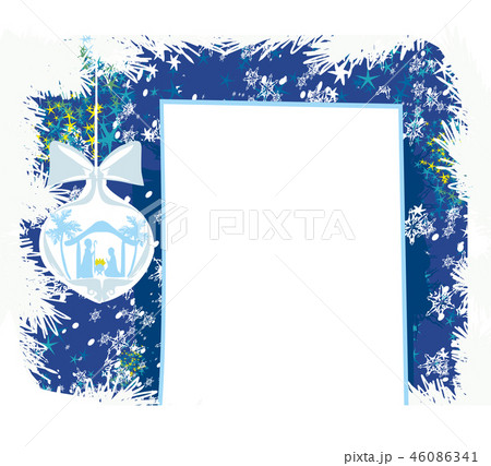 Christian Christmas nativity scene of baby Jesus 46086341