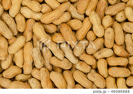 Peanuts with shell, background, close up Peanuts with shell, background, close up 46086888