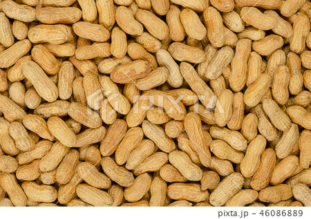 Peanuts with shell, background Peanuts with shell, background 46086889