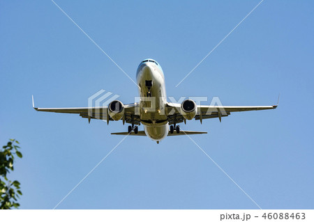旅客機 航空機 着陸 46088463