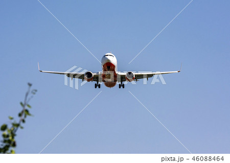 旅客機 航空機 着陸 46088464