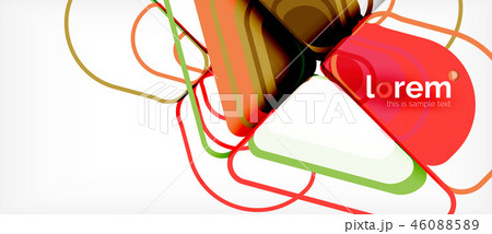 Geometric abstract background 46088589