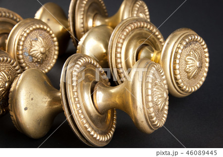 Vintage bronze door handles Vintage bronze door handles 46089445