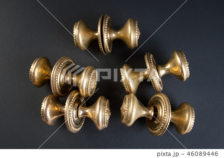 Vintage bronze door handles 46089446