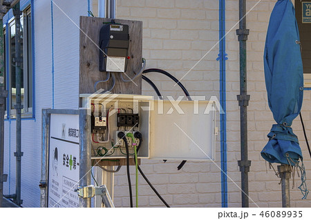 工事現場イメージ＿仮設電源 46089935