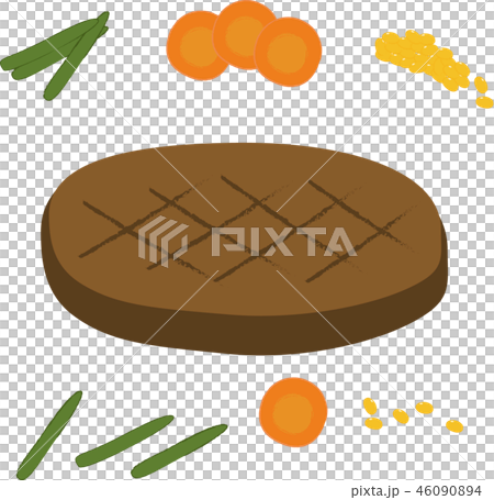 Steak and garnish set 46090894