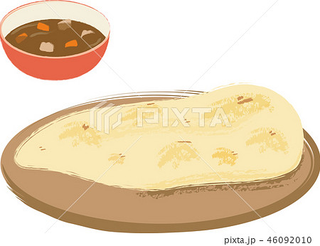 カレーとナン 46092010