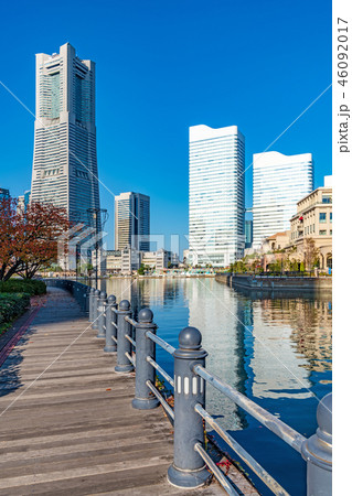 みなとみらいの風景(横浜市中区、汽車道より) みなとみらいの風景(横浜市中区、汽車道より) 46092017
