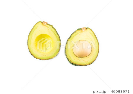 Avocado isolated on a white background Avocado isolated on a white background 46093971