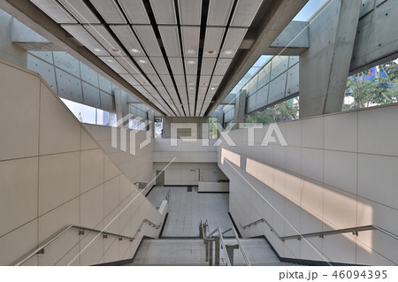 inside MTR station in Hong Kong. 2018 inside MTR station in Hong Kong. 2018 46094395