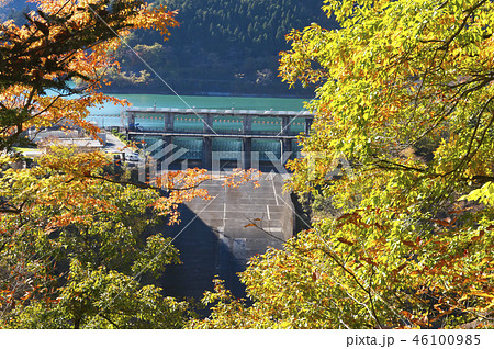 紅葉の奥多摩むかし道 奥多摩湖 紅葉の奥多摩むかし道 奥多摩湖 46100985