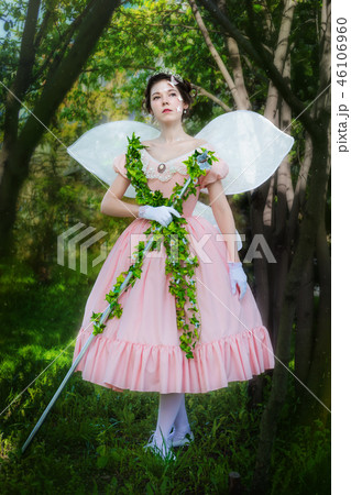 A girl in a fairy-tale image of a fairy queen. 46106960