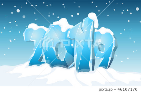 Happy new year 2019 snowy background. Happy new year 2019 snowy background. 46107170