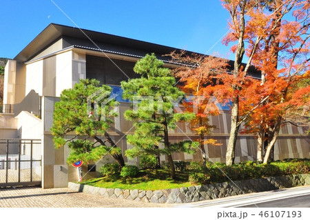 箱根町　箱根小涌谷の岡田美術館と紅葉 46107193