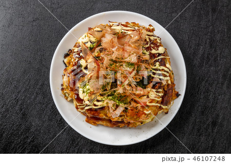 お好み焼き Japanese Traditional Pizza Okonomiyaki お好み焼き Japanese Traditional Pizza Okonomiyaki 46107248