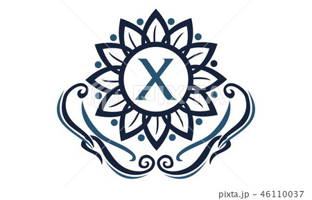 Flower Elegance Initial X Flower Elegance Initial X 46110037