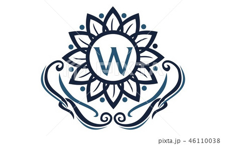 Flower Elegance Initial W 46110038