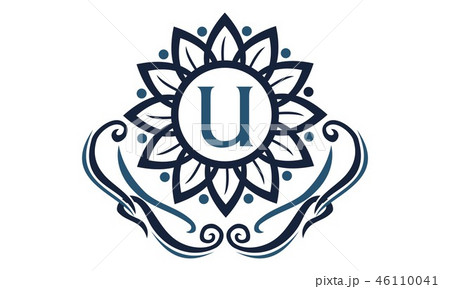 Flower Elegance Initial U Flower Elegance Initial U 46110041